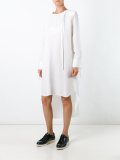 拉链细节连衣裙