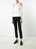 slim fit trousers