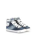 denim hi top sneakers