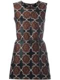jacquard mini dress