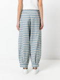 striped flared pants 
