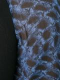 contrast-back cardigan