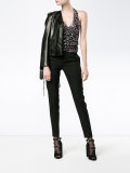 sequin embellished sleeveless top