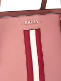 stripe detail tote