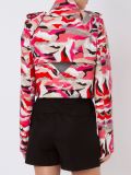 printed crop jacket