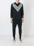 Adidas x White几何图案上衣