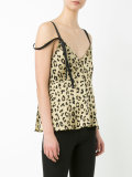 leopard print cami top