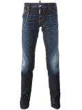 ‘Slim’ chain trim jeans 