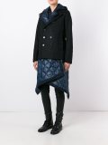 quilted deconstructred peacoat