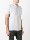 striped trim polo shirt 