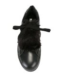 rabbit fur detail sneakers 