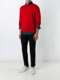 embroidered logo sweatshirt