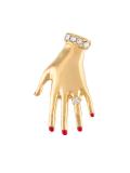 jewelled hand brooch