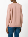 knitted long sleeve sweatshirt