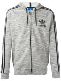 striped sleeves hoodie