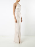 long halter-neck dress 