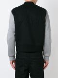 zipped varsity jacket