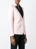 contrasting lapel blazer