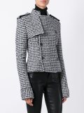 pied de poule pattern jacket