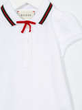 contrast collar dress 