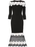 embroidered details dress