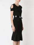 panelled midi dress