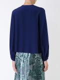 picot cropped blouse