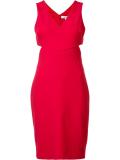 cross back cutout dress