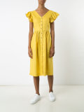 v-neck shirt dress
