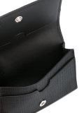 embossed logo purse