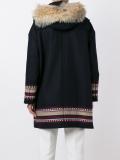 hooded duffle coat