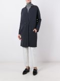 double breasted midi coat 