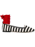 striped ballerinas 