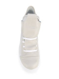 panel lace-up sneakers 