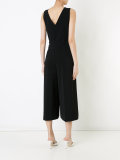 belted cropped jumpsuit