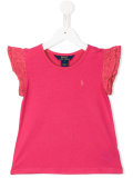 embroidered sleeves T-shirt 