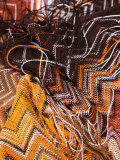 zigzag fringed scarf