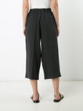 cropped linen trousers 