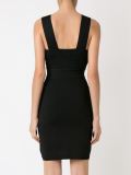v-neck knit dress