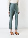 metallic trousers