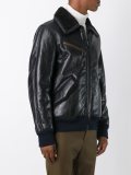 leather bomber jacket