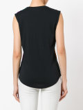 snake print iconic logo top