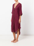 metallic embellishment beach dress