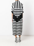 striped shift dress