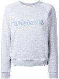 'Parisienne' print sweatshirt