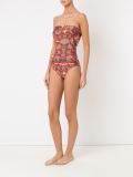 abstract print swimsuit