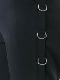 eyelet detail high-waisted trousers