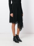 asymmetric lace skirt