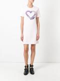 heart logo T-shirt dress 