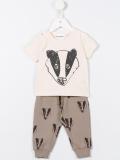 badger print track bottoms